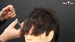 Men's Bangs Haircut Tutorial - TheSalonGuy