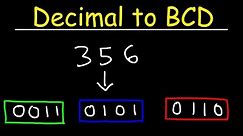 Decimal to BCD