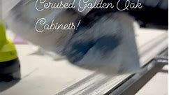 #oak cabinets #ceruse #cabinets #home improvement# painting cabinets# stain #staining cabinets | Joseph Cuevas