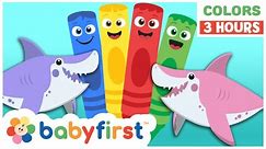 Toddler Learning Video | COLOR CREW | Songs, Magic, Adventures & More | 3 Hours Video | BabyFirst TV