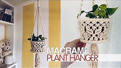 DIY: Macrame Plant Hanger / Hanging Planter