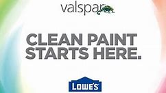Valspar - With our clean paint, less is truly more. Now...