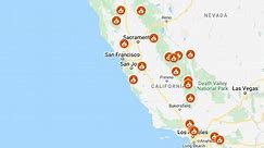 Interactive Map: Fires burning now in California