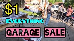 GARAGE SALE - EVERYTHING IS $1