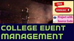 PHP Project College Event Management | free download with complete source code | PHP mysql project
