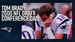 EXCLUSIVE: Tom Brady’s First Phone Call as the 199th Pick in the 2000 NFL Draft