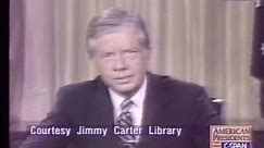 President Carter Address on Crisis of Confidence
