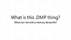 Analyze Dump File