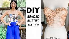 DIY: Beaded Bustier HACK! (Super Easy!!) -By Orly Shani
