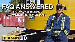 Heavy Equipment Maintenance FAQs with a Pro Mechanic