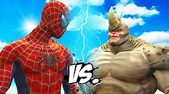Spider-Man vs Rhino - Epic Superheroes Battle - video Dailymotion