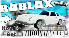 How to get the FREE CAR (WIDOWMAKER) in MAD CITY! [ROBLOX]