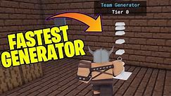 How to make your generator faster in Roblox Bedwars - Fastest Generator