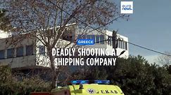 Four dead in shooting at shipping company in Greece - video Dailymotion