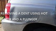 A Simple Trick to Remove Car Dents with a Plunger