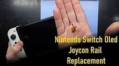 Nintendo Switch Oled leftside Joycon Rail Replacement