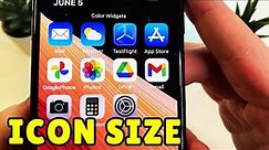 How To Change App/Icon Size On iPhone - How To Get Big Icon On iPhone