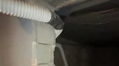 The WORST dryer vent in the history of clothes dryers #dryerventcleaning #hvac #diy