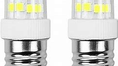 2Pack LED Refrigerator Light Bulb Fit for Frigidaire Kenmore Electrolux Crosley Refrigerator 5304517886 5304509249 5304495326 241552807 Freezer LED Light Bulb Part Upgraded