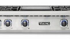 Viking Professional 7 Series 36" Stainless Steel Liquid Propane Rangetop - VRT7364GSSLP