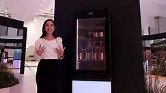 The #MoodUp bottom freezer refrigerator features 4.3-inch full-touch LCD screen, allowing you to display images, notes, and the time ⏰ | LG Global
