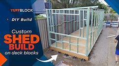 Building a Shed - using TuffBlocks as a foundation
