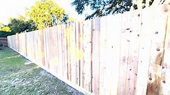Quality Cedar Fence