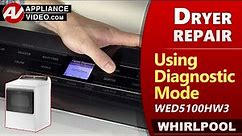 Dryer Troubleshooting, Diagnostic Mode & Error Codes by Factory Authorized Technician