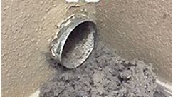 49 years of Lint found in Dryer Vent. #oddlysatisfying #dryerventcleaning #vacuumtherapy #cleantok | Lint Away