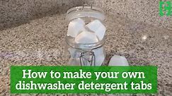 How to make your own dishwasher detergent tabs