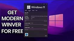 How To Install Modern Winver On Windows 11 | About Windows