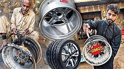 How to Replace a Broken ||Car Alloy Rim||