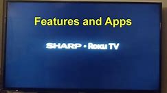 Sharp / Roku TV options, apps, and more. How to video. - VOTD