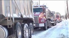 Snow blower, dump trucks clear Lancaster streets