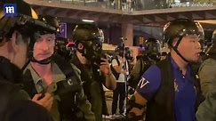 British officer organises anti-riot police in Hong Kong