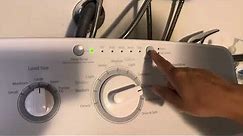 GE Hotpoint Top Loader washing machine