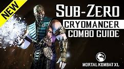 Mortal Kombat X: SUB-ZERO (Cryomancer) NEW Combo Guide