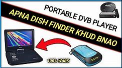 Portable dvd player work on satellite receiver / apna finder khud banao
