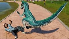 Jurassic World Evolution - Velociraptor & Deinonychus Breakout & Fight! (1080p 60FPS)