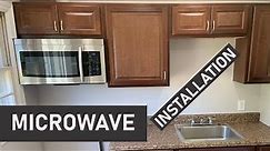 How To Install a Microwave Over The Range / Stove . One man Job. In 15 minutes. Best Tutorial!!!