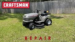 Craftsman LT1000 lawnmower repair