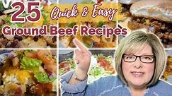25 🤩 QUICK & EASY Ground Beef Recipes That Will SAVE Your Weeknight Dinners | GROUND BEEF MARATHON