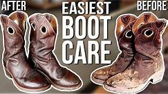 How to clean leather boots and shoes