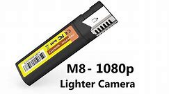 1080p M8 Lighter Spy Camera Instructions How To Use It and Video Sample