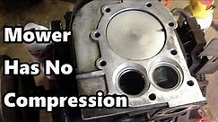 BRIGGS NO COMPRESSION- Here's What's Going On *Side Valve Head Engine on Riding Mower