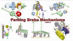 Parking Brake Mechanisms| PART 2| Mechanical engineering designs| Design Factory| Projects