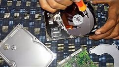 Opening & Destroying Hard Drive | Open HDD Internal Parts | How to Destroy Hard Drive