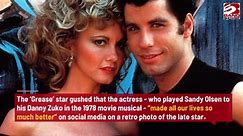 John Travolta pays tribute to his 'Grease' co-star Olivia Newton-John