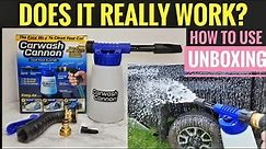 DETAILED REVIEW Ontel Car Wash Cannon Foam Blaster Hose Nozzle Spray Gun