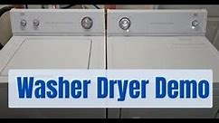 Whirlpool Direct Drive Washer and Electric Dryer Matching Set Demo | Josh Cobb
